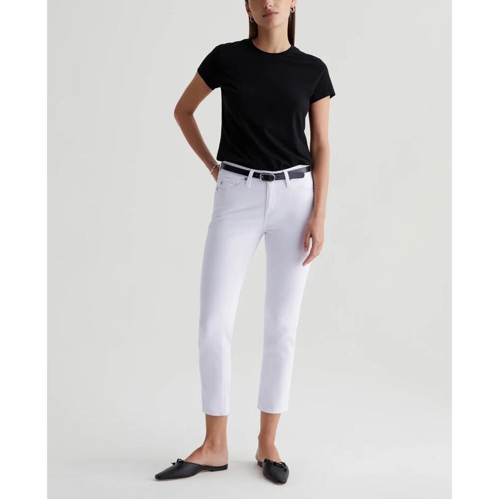 AG Prima Cigarette Crop Jean - Pearl White NWT VARIOUS SIZES